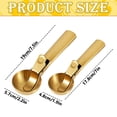 thumbnail image 3 of Ice Cream Scoop,Portable Stainless Steel Ice Cream Scoop with Trigger and Ergonomic Handle,Heavy-Duty and Reusable Icecream Scoop Spoons for DIY Ice Cream,Fruit,Cookie,Home Kitchen (Small), 3 of 4