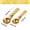 A, variant on Small Golden Stainless Steel Ice Cream Scoop, Trigger Release Melon Baller For Home Kitchen