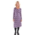 thumbnail image 3 of Lazy Jacks Womens Barley Long-Sleeved Midi Dress, 3 of 4