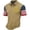 Z12-Khaki, variant on MuXiKeJi Clothes Men's 250Th Anniversary National Flag Print Casual Waffle Fabric Polo Shirt Cross Patriotic Tee