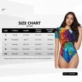 thumbnail image 5 of Rocae Colorful Parrot Jungle Dream for One Piece Round Neck Short Sleeve Bodysuits for Women Casual Basic Bodysuit Daily Jumpsuit T Shirts-Medium, 5 of 7