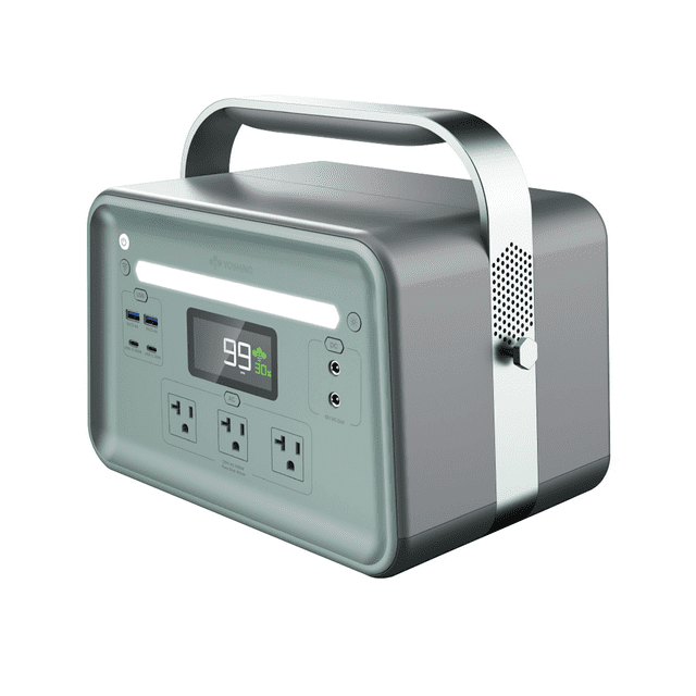 Yoshino B660 SST 9-Port Solid-State Power Station 602Wh, 660W Output/900W Peak Emergency Backup Battery Bank, Pure Sine Wave, Smart App Connect