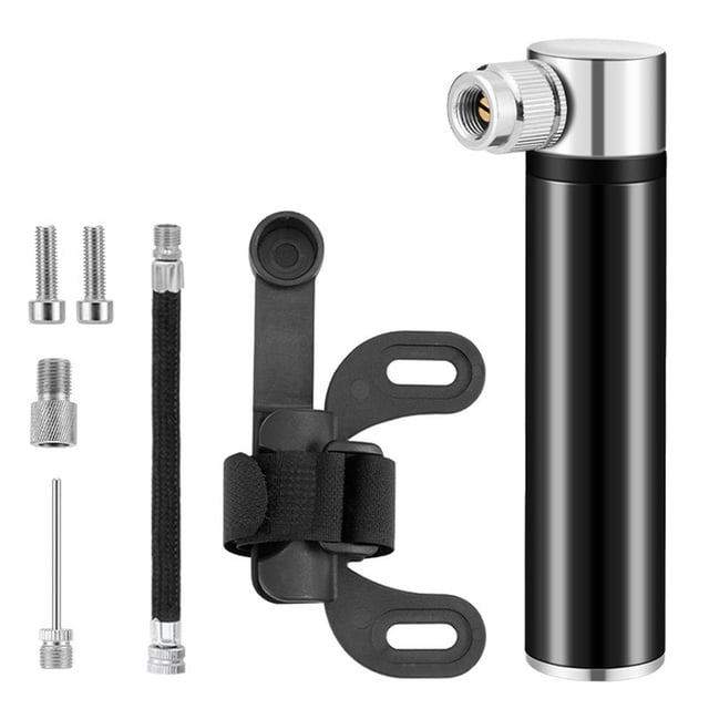 Compact High-Pressure Mini Bike Pump with Stand: Portable & for Durable for All