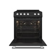 thumbnail image 2 of Forno Leonardo Espresso 30-Inch Black Electric Range, True Convection, Energy Efficient, 2 of 5