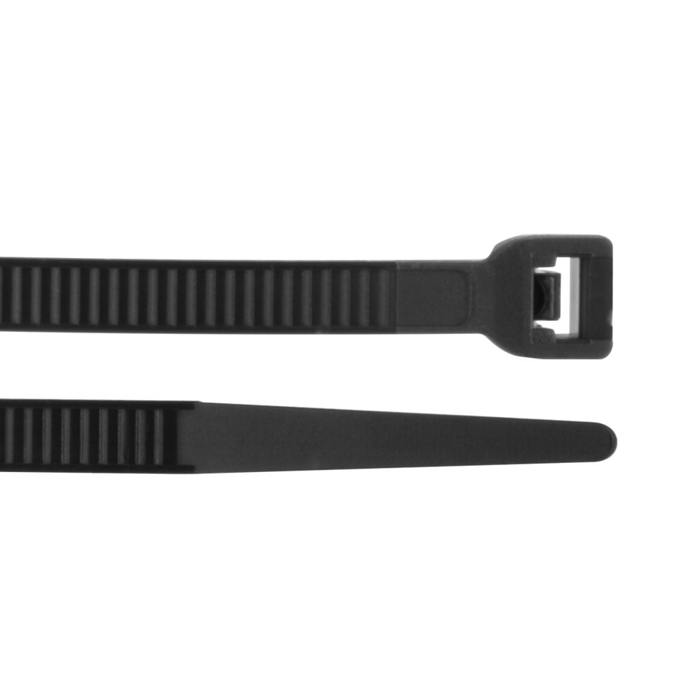Construct Pro™ 11” Self-Locking Nylon Cable Ties (100 Pack, Color: Black)