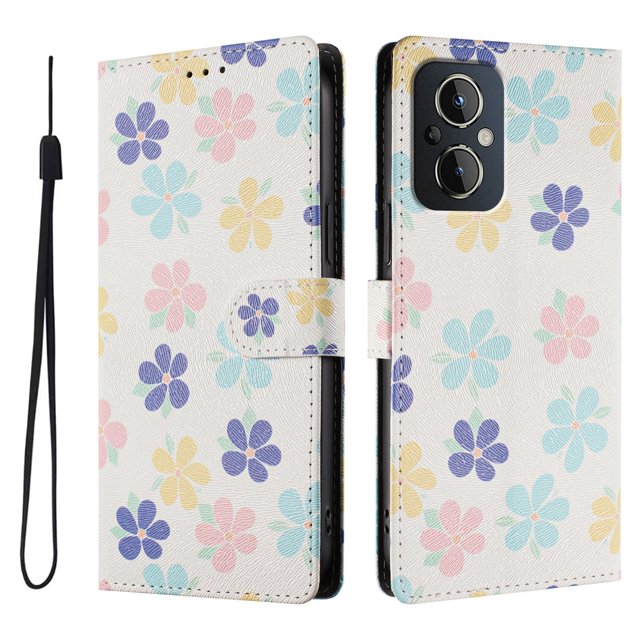 FOXDOCK Funda Tipo Cartera para OnePlus Nord N20 con Soporte y Correa – Diseño de Patrones Lindos