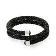 thumbnail image 3 of Matashi Black Krysta Wrap Around Luxurious Crystal Bracelet, 3 of 5