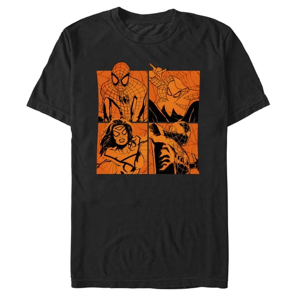 Men's Spider-Man Duo Portraits Graphic T-Shirt