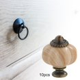 thumbnail image 4 of 10 Pieces Vintage Style Acrylic Drawer Pull Handle Single Hole Knobs for Cupboard, Cabinets, Closet, Door, Wardrobe, Furniture Accessories Soledad tirador del cajón, 4 of 7