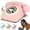 Pink, variant on Retro Bluetooth Landline Phone with Handset, Bluetooth Rotary Phone with USB Rechargeable, Cute Retro Decor Phone Support Hands Free Call and Music Playback for Bedroom, Home & Office