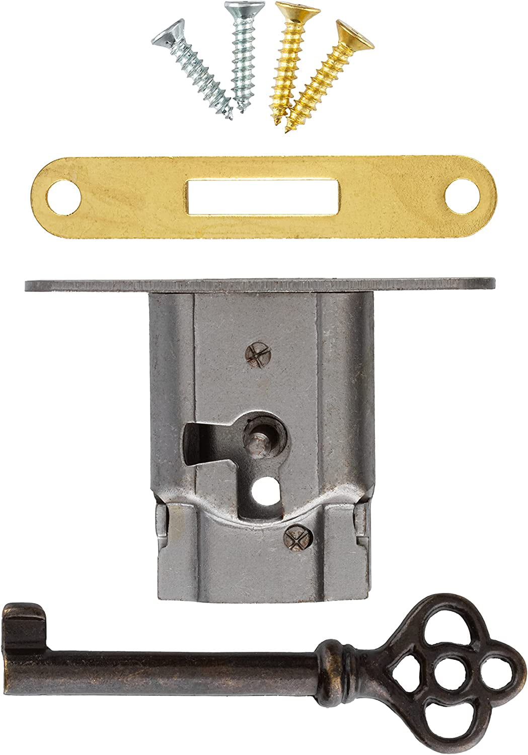 Prime-Line E 2495 Mortise Keyed Lock Set with Classic Bronze Knob  Perfect fo... 