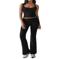 thumbnail image 2 of LYMAYTER 2 Piece Outfits for Women Casual Sleeveless Tank Tops Long Pants Sets Tracksuits Match Sets S-XL, 2 of 9