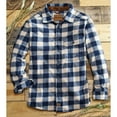 thumbnail image 6 of Venado Men's Heavyweight Buffalo Plaid Fleece Shirt (Plaid Antler, XX-Large), 6 of 7