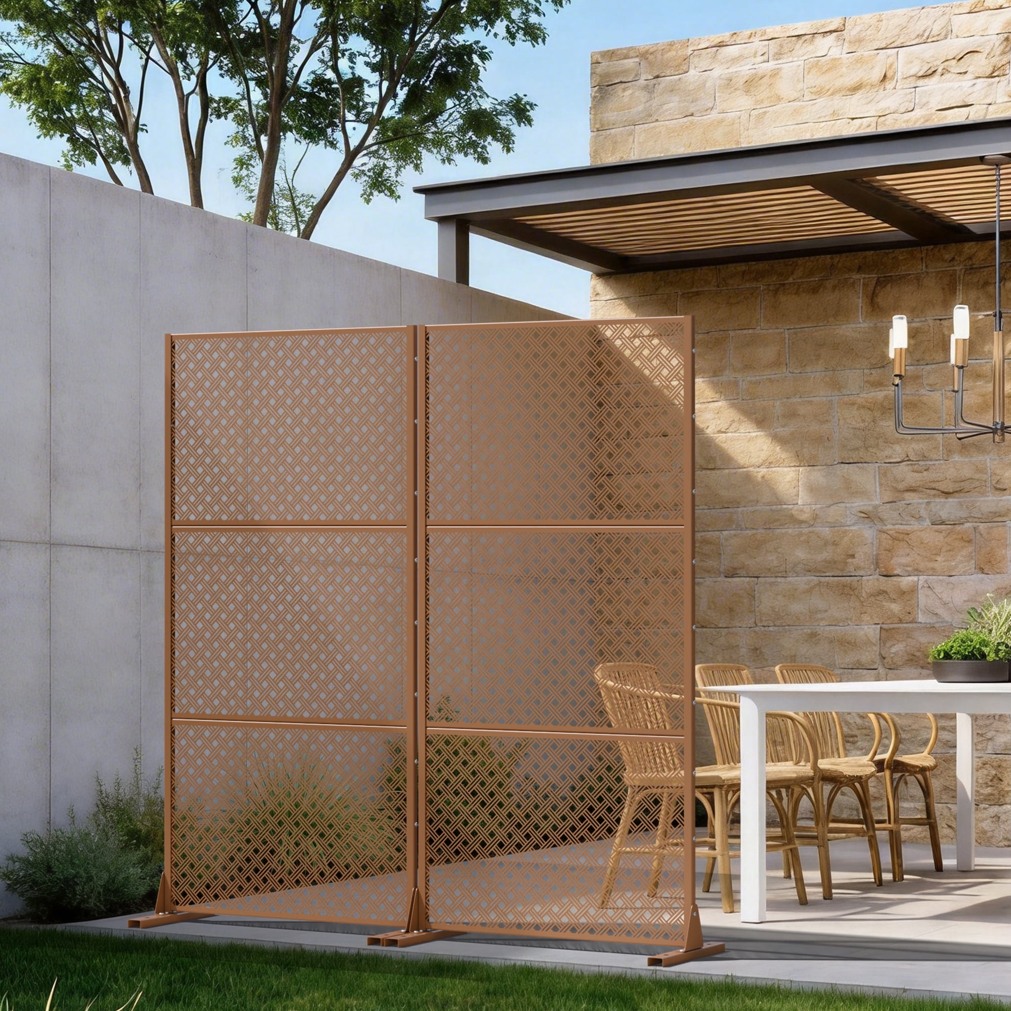 Outdoor Metal Privacy Screen