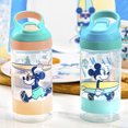 thumbnail image 6 of Zak Designs 2pc 16 oz Disney Kids Water Bottle Plastic with Flip Straw Spout Cover and Carry Handle, Disney Mickey Mouse Street Beach, 6 of 9