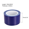 thumbnail image 2 of Unique Bargains Surface Protective Removable Scratch Film Tape Roll 2.76 inch x 328 ft, Blue, 2 of 4