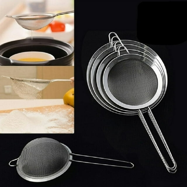 Sieve Optional Size Stainless steel Cooking Tool Sugar Filter Screen for Flour