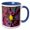Blue/White, variant on 3drose, American Goldfinch Male in Redbud Tree, Marion, Il, 11oz Magic Transforming Mug
