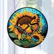 thumbnail image 4 of Colgante de diamante acrílico arte Wdftyju mariposa girasol, 4 of 9