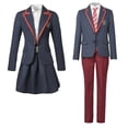 thumbnail image 2 of Disfraz de la serie de TV Elite para hombre y mujer, conjunto de uniforme británico JK, ideal para fiesta de Halloween, 2 of 4