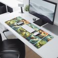 thumbnail image 2 of Long Mouse Pads for Desk,Colorful Dinosaurs Landscape Pattern Desk Mats on Top Of Desks, Desk Mouse Pad Extra Large with 3mm Non-Slip Base and Stitched Edge for Gaming,Office,Work,Home 31.5"x11.8", 2 of 6