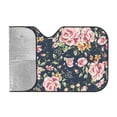 thumbnail image 2 of Bingfone Vintage Floral Car Windshield Sunshade,Sun Foldable Sun Shield Sun Visor For Car - Medium, 2 of 8
