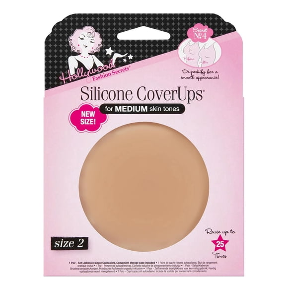 Hollywood Fashion Secrets Silicone Cover Ups - Medium