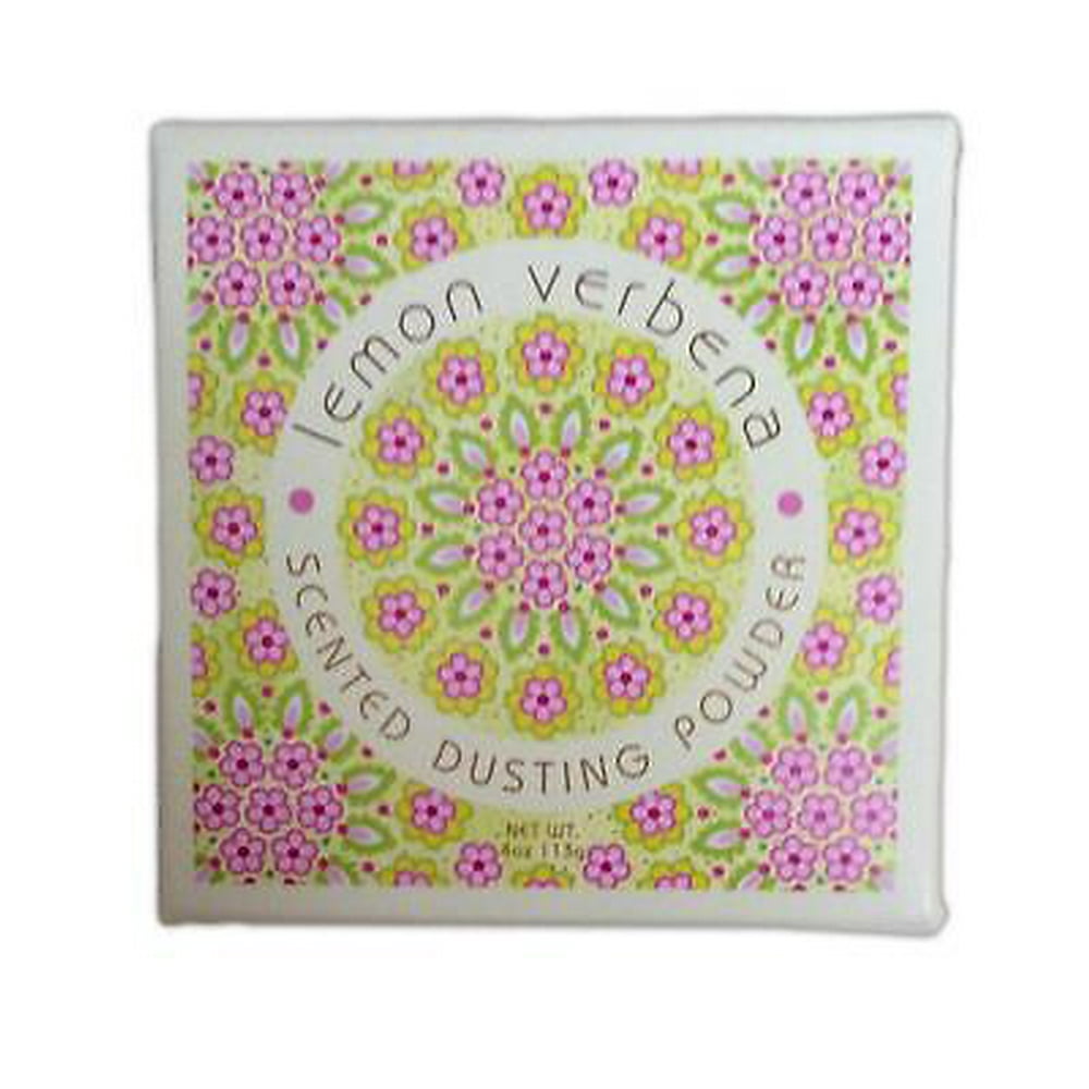 Greenwich Bay LEMON VERBENA Dusting Powder, AfterBath Body Powder, 4
