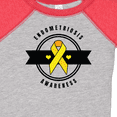 thumbnail image 4 of Inktastic Endometriosis Awareness Yellow Ribbon and Banner Boys or Girls Baby Bodysuit, 4 of 5