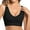 Black, variant on Womens Seamless Bra No Underwire Sports Yoga Bras Plus Sized Wireless Bralette Everyday Bra Purple 4XL