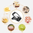 thumbnail image 3 of Egg Slicer for Hard Boiled Eggs, Stainless Steel Wire, Multipurpose Heavy Duty Aluminium Egg Cutter Dishwasher Safe for Egg, Salads & Sandwiches, Strawberries, Mushrooms & Soft Cheese, Fruit, Black, 3 of 7
