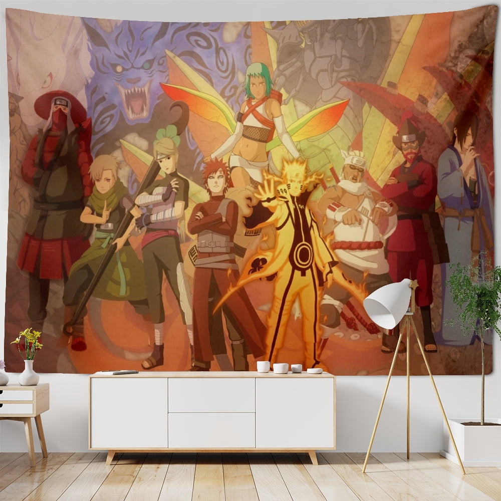 Naruto Hanging Cloth Art Tapestry Wall Hanging Decor Wall Decoration