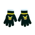 thumbnail image 4 of Pokémon Pikachu Varsity Style Kids Beanie and Gloves Set, 4 of 5