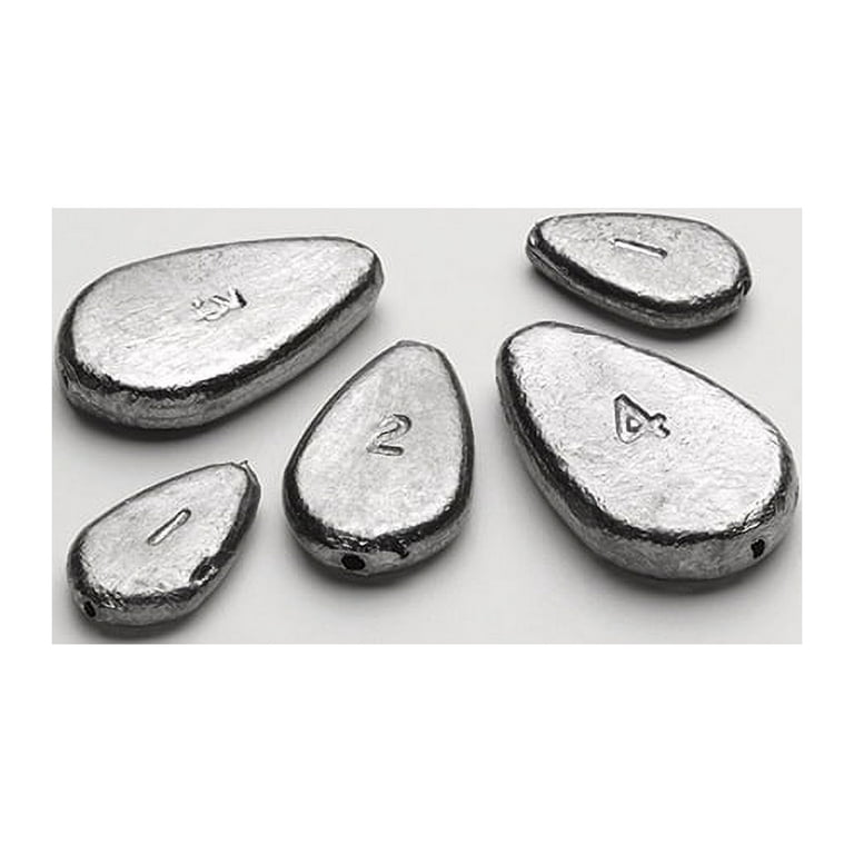 Bullet Weights® CPNR Lead Cat Pack-No Roll Sinkers, Sizes