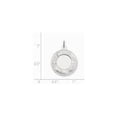 thumbnail image 2 of Sterling Silver Happy Birthday Disc Charm - 1.4 Grams - Measures 25x20mm Wide, 2 of 2