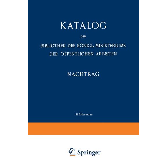 Katalog: Nachtrag (1907-13), (Paperback)