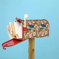 thumbnail image 6 of Yiaed Retro Summer Stamp Print Mailbox Covers, Magnetic Mailbox Cover, Mail Box Covers for Garden Outdoor Decor Box Covers-25.5x21 in, 6 of 8