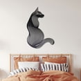 thumbnail image 3 of Wosthever Adornos de silueta en forma de gato, escultura de artes del hierro, estaca de jardín, accesorios de diseño de vacaciones, decoración Decoración del hogar, 3 of 6