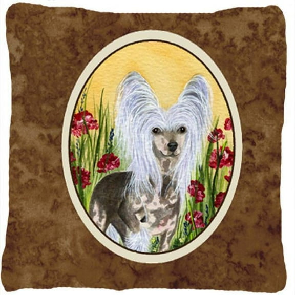 Chinese Crested Decorative Indoor & Outdoor Fabric Pillow