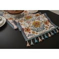 thumbnail image 5 of YGUII Table Runner with Tassels Vintage Luxury Embroidered Floral Table Runners for Dining Living Room Dresser Scarfs, 5 of 5