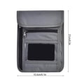 thumbnail image 2 of Greeniant Bolsa para pasaporte, portátil, de un solo hombro, Color sólido, impermeable, transparente, multibolsillo, transpirable, tarjetero de carpas, 2 of 6
