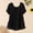 Black, variant on Womens T Shirts, Relaxed Blend Tee Casual with Double Layer Round Neck and Soft Lightweight Hot Pink S