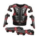 thumbnail image 3 of Traje de protección de motocicleta para niños, equipo de protección de conducción, transpirable con coderas, rodilleras para monopatín y ciclismo Rojo, 3 of 8