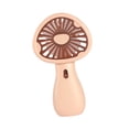 thumbnail image 1 of Ventilador de mano, ventilador de escritorio con forma de hongo, ventilador portátil ajustable de 2 velocidades, ventilador de mesa para escalada en Marrón, 1 of 8