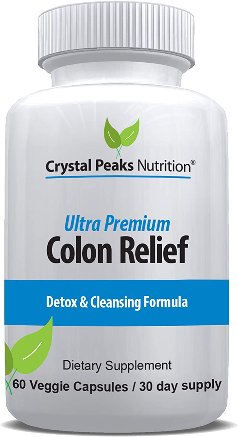 SIMPLY POTENT Colon Cleanse Detox Pills - 30 Capsules For Constipation Relief & Digestive Support