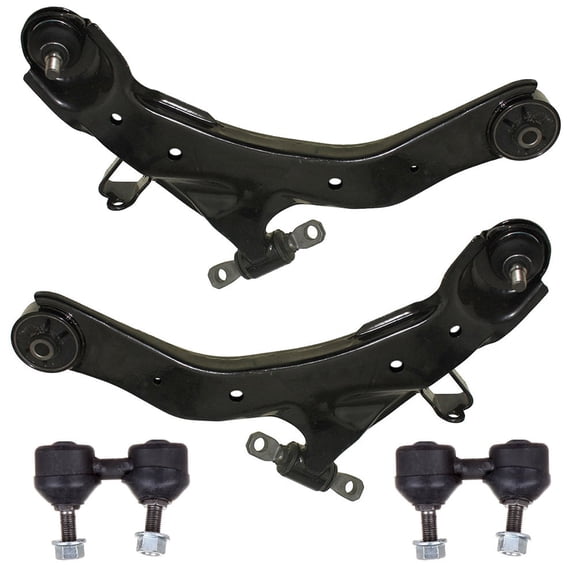 ECCPP 4pcs Front Lower Control Arm Front Sway Bar End Link fit for 2001-2006 For Hyundai Elantra