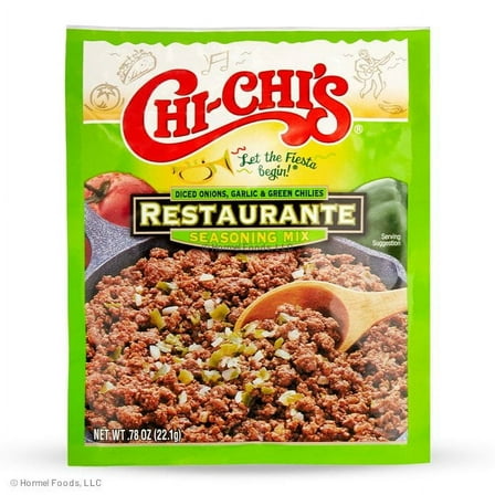 Chi Chi's Restaurante Mexican Seasoning Mix, 0.78 oz., Pack of 4