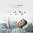 thumbnail image 3 of Modern Threads Solid Ultra Soft Ocean Blue Microfiber Sheet Set, Twin, 3 of 7