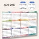 thumbnail image 1 of Calendario borrable laminado de doble cara | Planificador anual reutilizable con superficie de borrado en seco | Diseño grande con fecha abierta para la familia, la oficina y la escuela, 1 of 5