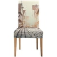 thumbnail image 2 of ZHANZZK Retro Vintage Europen Old Town at Sunset Stretch Chair Cover Protector Seat Slipcover for Dining Room Hotel Wedding Party Set of 4, 2 of 6
